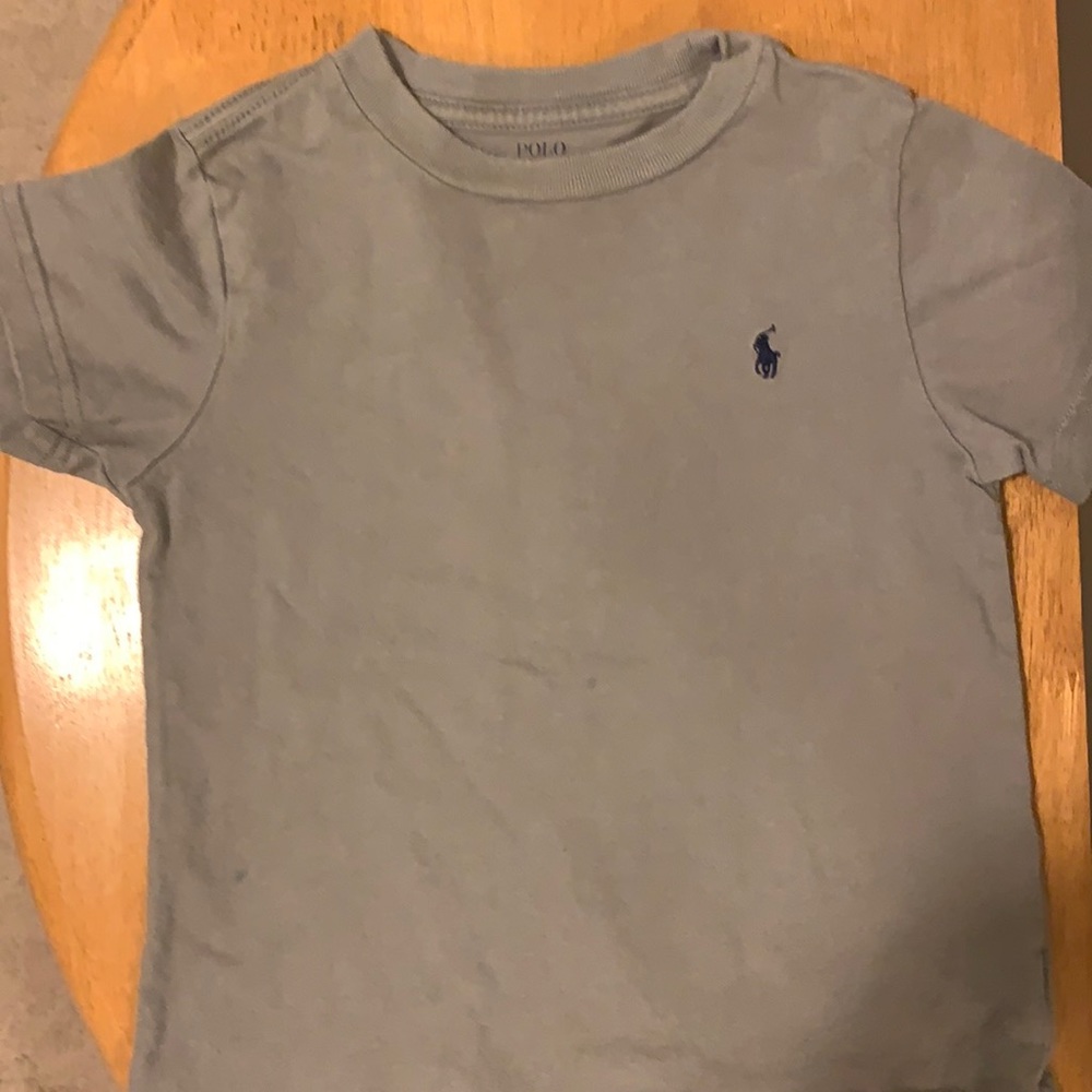 Ralph Lauren, boy tee, sizes 4, color tan